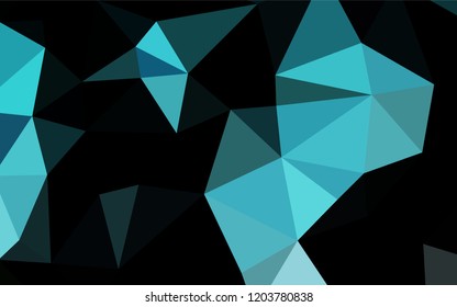 Light BLUE vector abstract polygonal layout. Shining colored illustration in a Brand new style. A completely new design for your business.