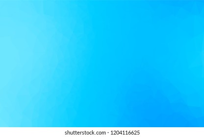Light BLUE vector abstract polygonal texture. A vague abstract illustration with gradient. Triangular pattern for your business design.