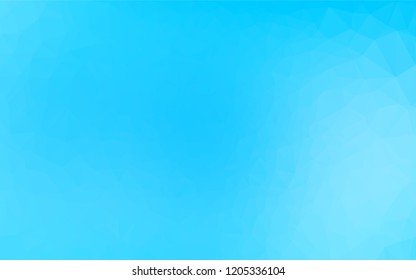 Light BLUE vector abstract polygonal layout. Shining colored illustration in a Brand new style. The completely new template can be used for your brand book.