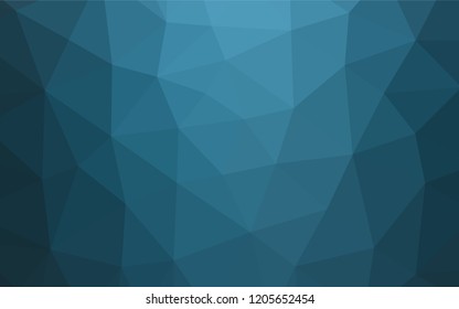 Light BLUE vector abstract polygonal layout. Shining colored illustration in a Brand new style. The textured pattern can be used for background.