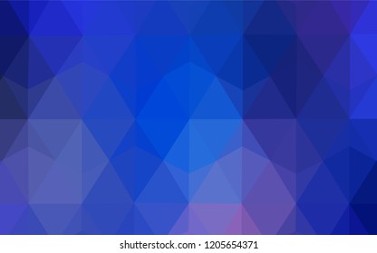 Light BLUE vector abstract polygonal background. Colorful illustration in abstract style with triangles. A new texture for your web site.