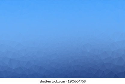 Light BLUE vector abstract polygonal layout. Triangular geometric sample with gradient.  A new texture for your design.