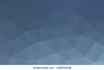 Light BLUE vector abstract polygonal cover. Triangular geometric sample with gradient.  The best triangular design for your business.