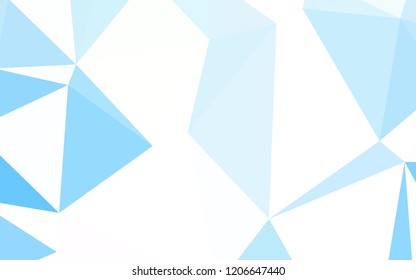 Light BLUE vector abstract polygonal background. Polygonal abstract illustration with gradient. Brand new style for your business design.
