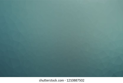 Light BLUE vector abstract polygonal texture. Colorful illustration in abstract style with gradient. Triangular pattern for your business design.