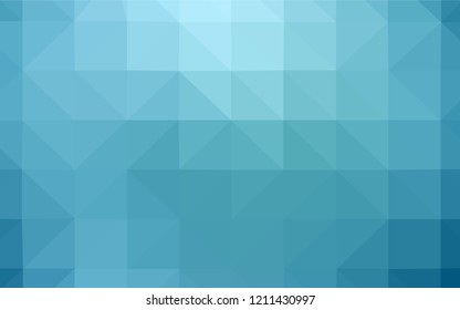 Light BLUE vector abstract polygonal background. Geometric illustration in Origami style with gradient.  Template for cell phone's backgrounds.
