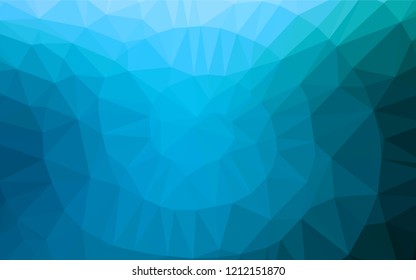 Light BLUE vector abstract polygonal layout. Shining colored illustration in a Brand new style. Brand new style for your business design.