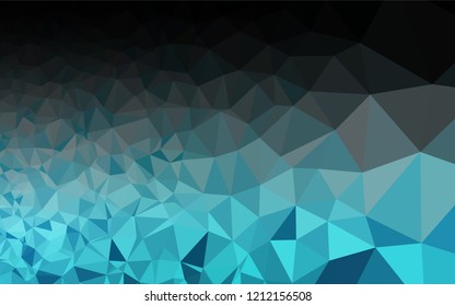 Light BLUE vector abstract polygonal texture. Geometric illustration in Origami style with gradient.  A completely new template for your business design.