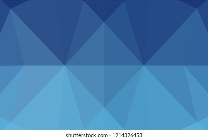 Light BLUE vector abstract polygonal texture. Shining colored illustration in a Brand new style. Brand new style for your business design.