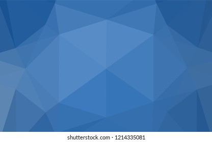 Light BLUE vector abstract polygonal texture. Colorful abstract illustration with gradient. The template can be used as a background for cell phones.