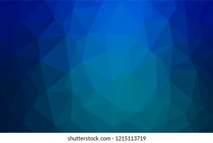 Light BLUE vector abstract polygonal layout. A completely new color illustration in a vague style. A completely new design for your business.