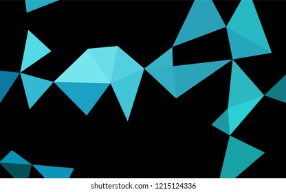 Light BLUE vector abstract polygonal texture. Brand new colored illustration in blurry style with gradient. A new texture for your design.