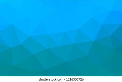 Light BLUE vector abstract polygonal texture. Glitter abstract illustration with an elegant design. A new texture for your design.