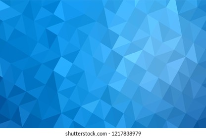 Light BLUE vector abstract polygonal template. Polygonal abstract illustration with gradient. A new texture for your web site.