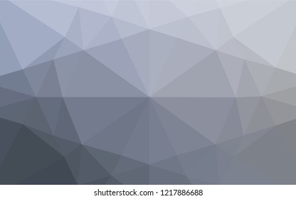 Light BLUE vector abstract polygonal layout. Colorful abstract illustration with gradient. The elegant pattern can be used as part of a brand book.