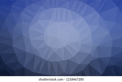 Light BLUE vector abstract polygonal texture. A completely new color illustration in a vague style. A completely new design for your business.
