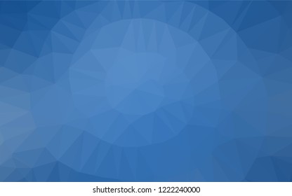 Light BLUE vector abstract polygonal cover. An elegant bright illustration with gradient. A completely new template for your business design.