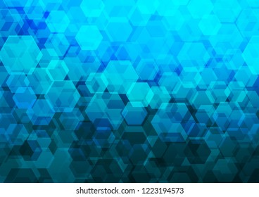 Light BLUE vector abstract polygonal background. Shining colored illustration in a Brand new style. Brand new style for your business design.