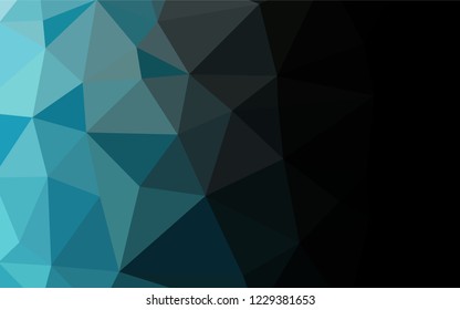 Light BLUE vector abstract polygonal layout. An elegant bright illustration with gradient. The polygonal design can be used for your web site.