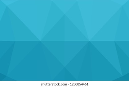 Light BLUE vector abstract polygonal layout. A sample with polygonal shapes. The elegant pattern can be used as part of a brand book.