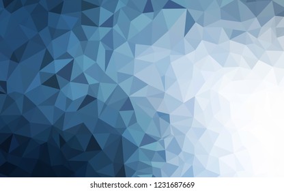 Light BLUE vector abstract polygonal background. Elegant bright polygonal illustration with gradient. Brand new style for your business design.