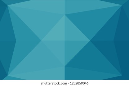 Light BLUE vector abstract polygonal texture. Colorful illustration in abstract style with gradient. A new texture for your design.