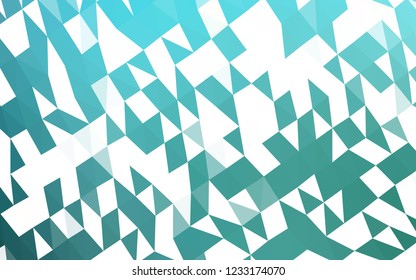Light BLUE vector abstract polygonal pattern. Shining colored illustration in a Brand new style. The elegant pattern can be used as part of a brand book.