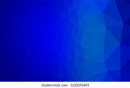 Light BLUE vector abstract polygonal layout. Shining colored illustration in a Brand new style. The textured pattern can be used for background.
