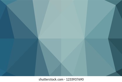 Light BLUE vector abstract polygonal texture. Creative illustration in halftone style with gradient. A completely new design for your business.