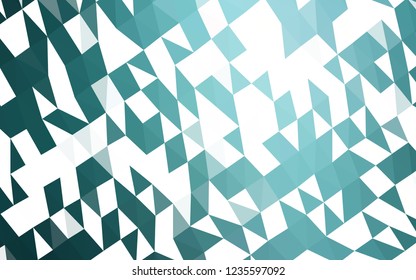 Light BLUE vector abstract polygonal texture. Modern geometrical abstract illustration with gradient. The completely new template can be used for your brand book.