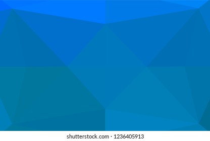 Light BLUE vector abstract polygonal layout. A completely new color illustration in a vague style. A completely new template for your business design.