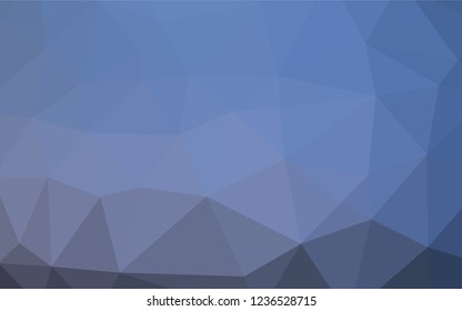 Light BLUE vector abstract polygonal layout. Shining colored illustration in a Brand new style. The elegant pattern can be used as part of a brand book.