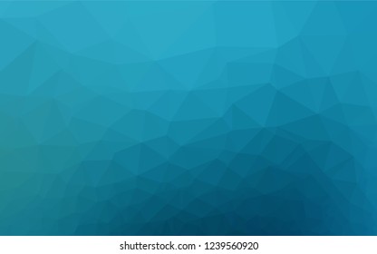 Light BLUE vector abstract polygonal layout. Brand new colored illustration in blurry style with gradient. A completely new design for your business.