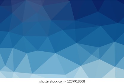Light BLUE vector abstract polygonal texture. Colorful illustration in abstract style with gradient. A new texture for your design.