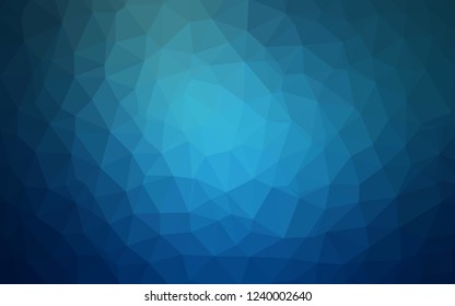 Light BLUE vector abstract polygonal pattern. Creative geometric illustration in Origami style with gradient. Pattern for a brand book's backdrop.