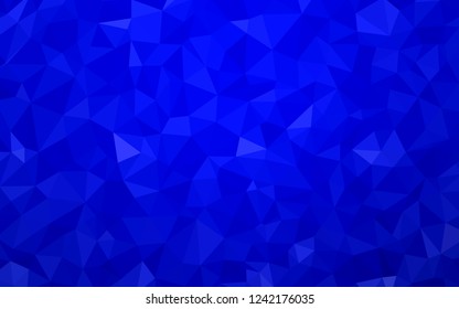 Light BLUE vector abstract polygonal pattern. Elegant bright polygonal illustration with gradient. Completely new template for your banner.