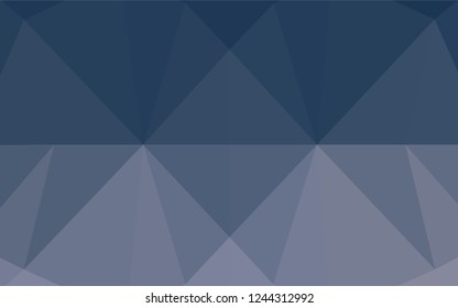 Light BLUE vector abstract polygonal cover. Shining colored illustration in a Brand new style. The polygonal design can be used for your web site.