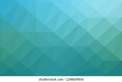 Light BLUE vector abstract polygonal cover. Colorful illustration in abstract style with gradient. Brand new design for your business.