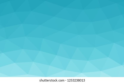 Light BLUE vector abstract polygonal abstract polygonal. Colorful illustration in abstract style with gradient. A completely new template for your business design.