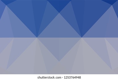 Light BLUE vector abstract polygonal layout. Colorful illustration in abstract style with gradient. The template can be used as a background for cell phones.