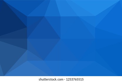 Light BLUE vector abstract polygonal texture. Colorful illustration in abstract style with gradient. The textured pattern can be used for background.