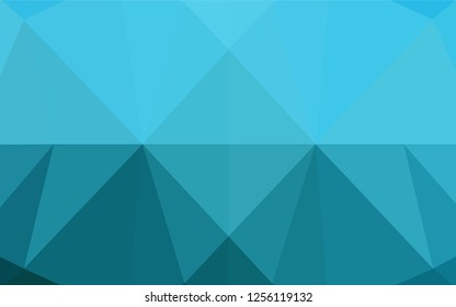 Light BLUE vector abstract polygonal texture. Shining colored illustration in a Brand new style. Brand new design for your business.