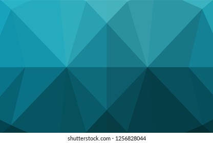 Light BLUE vector abstract polygonal layout. Shining colored illustration in a Brand new style. The polygonal design can be used for your web site.