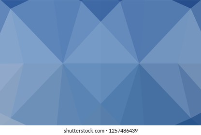 Light BLUE vector abstract polygonal cover. A vague abstract illustration with gradient. Brand new design for your business.