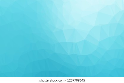Light BLUE vector abstract polygonal cover. Colorful abstract illustration with gradient. The elegant pattern can be used as part of a brand book.
