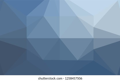 Light BLUE vector abstract polygonal layout. A completely new color illustration in a vague style. The polygonal design can be used for your web site.