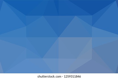 Light BLUE vector abstract polygonal cover. A vague abstract illustration with gradient. Brand new design for your business.