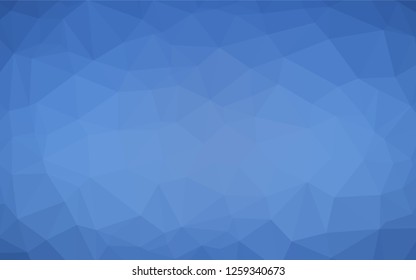 Light BLUE vector abstract polygonal texture. Creative illustration in halftone style with gradient. Brand new style for your business design.