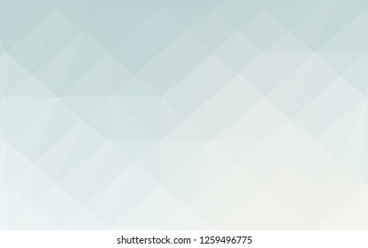 Light BLUE vector abstract polygonal cover. Colorful illustration in abstract style with gradient. Triangular pattern for your business design.