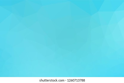 Light BLUE vector abstract polygonal texture. Modern geometrical abstract illustration with gradient. The template can be used as a background for cell phones.